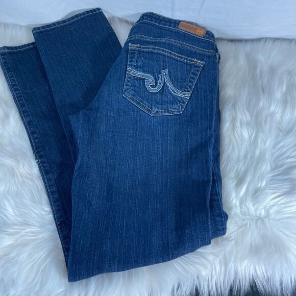 AG Adriano Goldschmied The Stilt Cigarette Leg Jeans Sz 28R - Picture 2 of 14